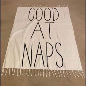 Mud Pie Good at Naps cotton blanket